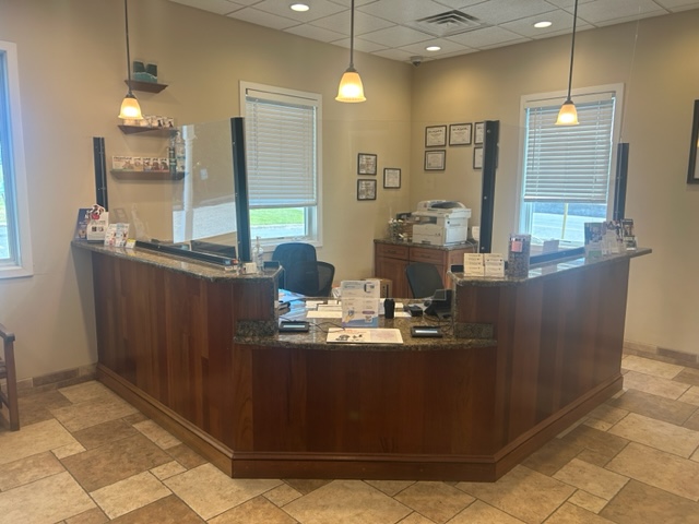 animal care center reception desk